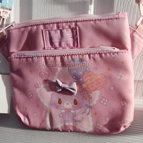 Kawaii Sanrio Mewkledreamy pink crossbody shoulder bag - Picture 2 of 3